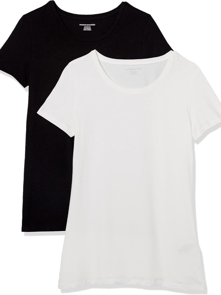 Women's Regular-Fit Short-Sleeve Crewneck T-Shirt, Multipacks